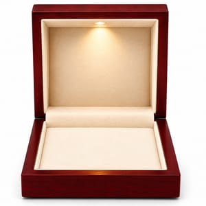 Luxury Mahogany Box with LED Light