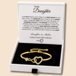 To My Mother - Infinity Heart Bracelet - Forever Linked