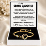 To My Granddaughter – Infinity Heart Bracelet – Remember My Love