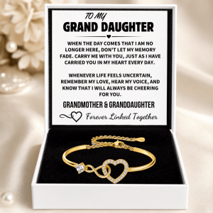 To My Granddaughter – Infinity Heart Bracelet – Remember My Love