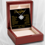 To My Daughter - Love Knot Necklace - Always Daddy's Little Girl