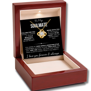 To My Soul Mate - Love Knot Necklace - Love You Always