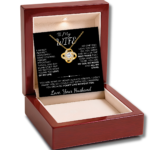 To My Wife - Love Knot Necklace - Love Beyond Words