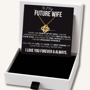 To My Future Wife - Love Knot Necklace - Never Ending Love