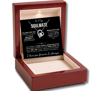 To My Soul Mate - Heart Necklace - Love You Always